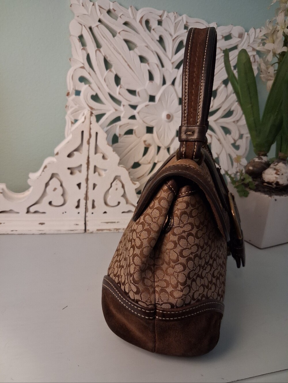 Coach Vintage Y2K Soho Signature Handbag - Picture 3 of 16